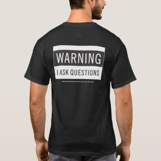 Camiseta O t-shirt dos homens: Slogan ateu por Jason