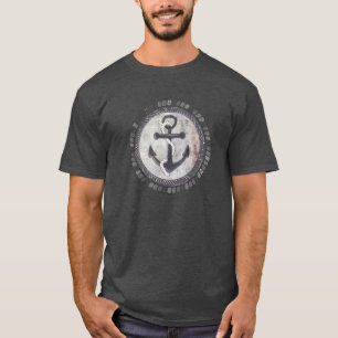 Camiseta O t-shirt dos homens sujos náuticos do quadro da