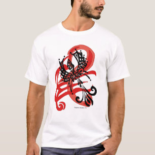 Camiseta O t-shirt dos homens tribais do corvo