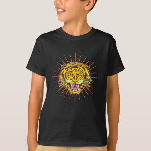 Camiseta O t-shirt dos miúdos bonitos do tigre