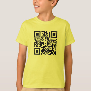 Camiseta O t-shirt dos miúdos do cubo   de QR