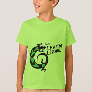 Camiseta O t-shirt dos miúdos do lagarto   de Leapin