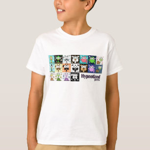 Camiseta O t-shirt dos miúdos Hypnotized dos animais de