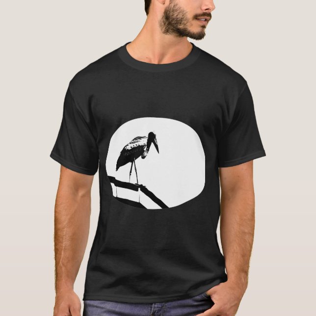Camiseta O t-shirt escuro básico dos homens (Frente)