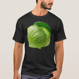 Camiseta O t-shirt escuro básico dos homens da couve