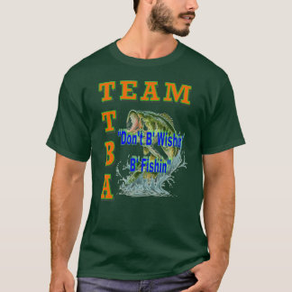 Camiseta O t-shirt escuro básico dos homens da equipe TTBA