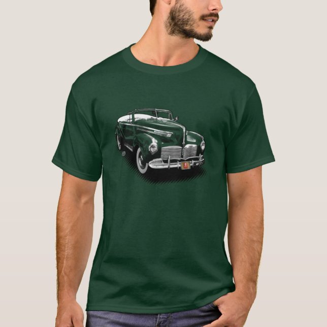Camiseta O t-shirt escuro básico dos homens de Hudson da (Frente)