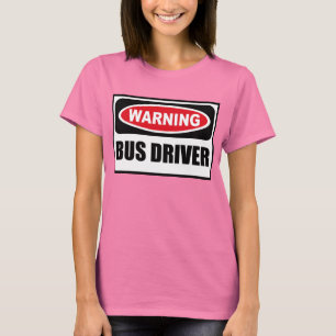 Camiseta O t-shirt escuro das mulheres de advertência do