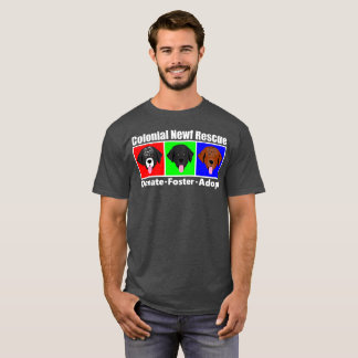 Camiseta O t-shirt escuro dos homens
