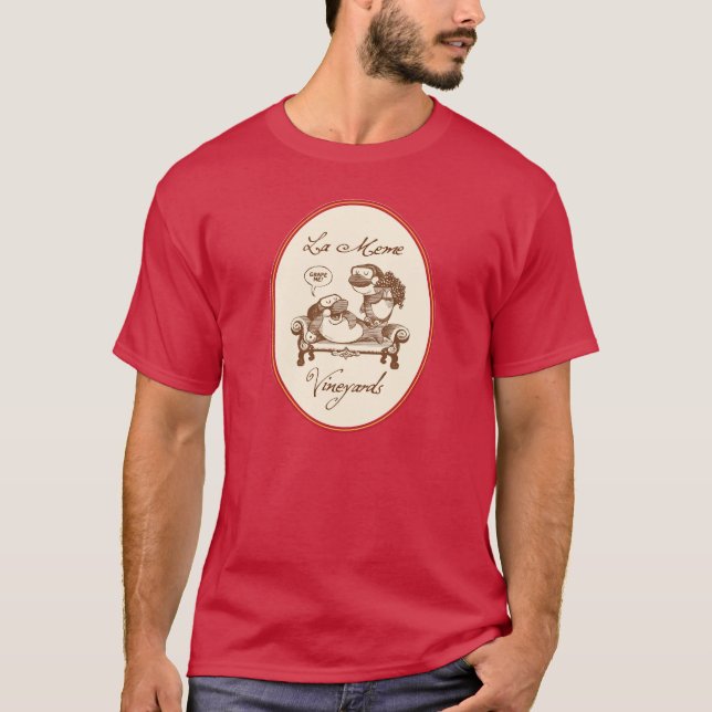 CAMISETA O T-SHIRT ESCURO DOS HOMENS DO GOLFINHO DE LA-MEME (Frente)