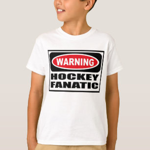 Camiseta O t-shirt FANÁTICO do miúdo de advertência do