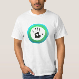Camiseta O t-shirt humano da bandeira