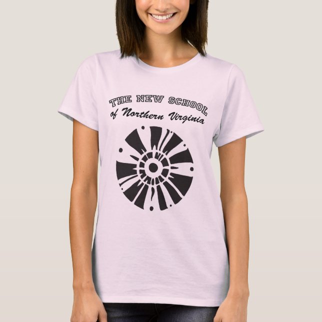 Camiseta O t-shirt interpessoal das mulheres do símbolo da (Frente)