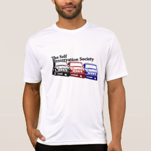 Camiseta O t-shirt italiano do trabalho da sociedade da