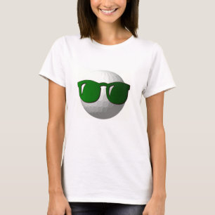 Camiseta O t-shirt legal da menina do design da bola de