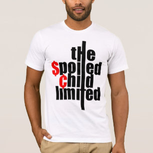 Camiseta O t-shirt limitado estragado do logotipo da