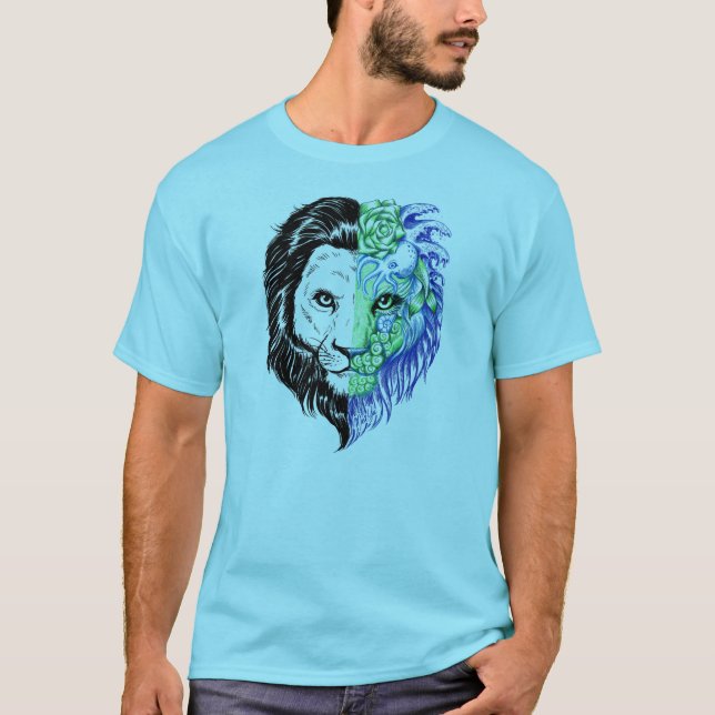 Camiseta O t-shirt místico mão original dos homens tirados (Frente)