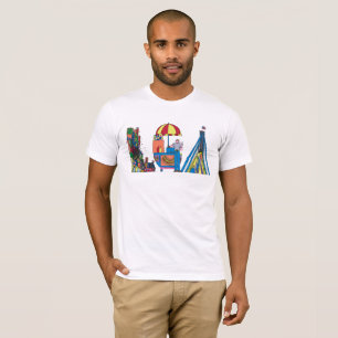 Camiseta O t-shirt NEW YORK dos homens, NY (LGA)