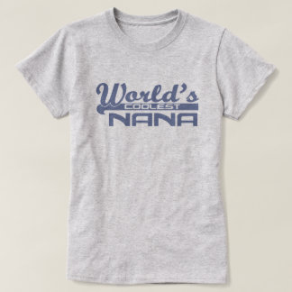 Camiseta O t-shirt o mais fresco da Nana do mundo