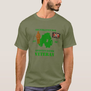 Camiseta O t-shirt Op esquecido do veterano da bandeira da