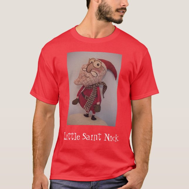 Camiseta O t-shirt pequeno de Nick do santo (Frente)