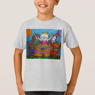 Camiseta O t-shirt pequeno do tea party por Lisa Lorenz