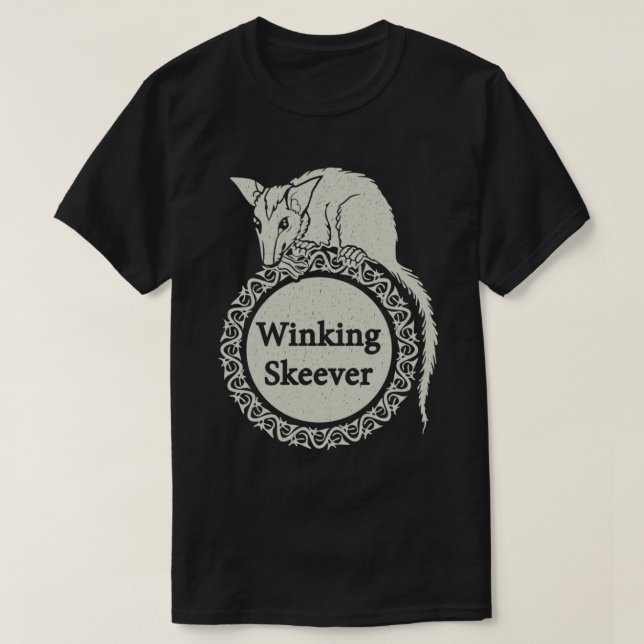 Camiseta O T-Shirt Premium Winking Skeever (Frente do Design)