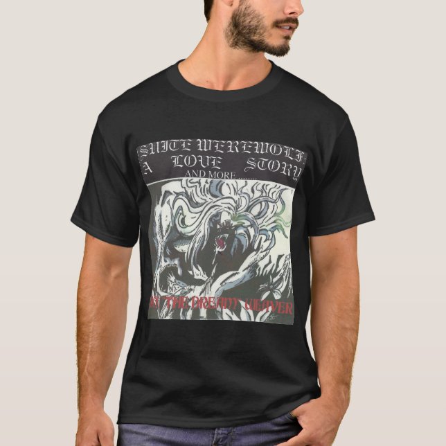 Camiseta O t-shirt preto dos homens (Frente)