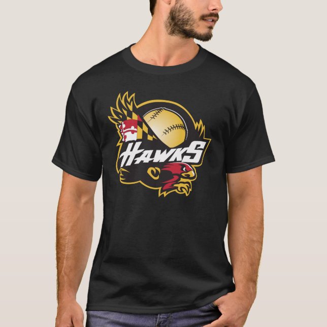 Camiseta O t-shirt preto dos homens (Frente)