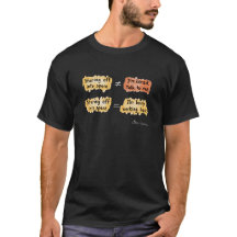 O t-shirt preto ocupado de homens de funcionamento