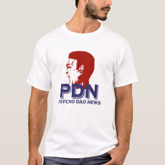Camiseta O t-shirt psicótico OFICIAL da notícia do pai