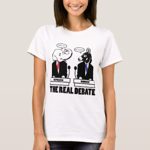 Camiseta O t-shirt real do debate