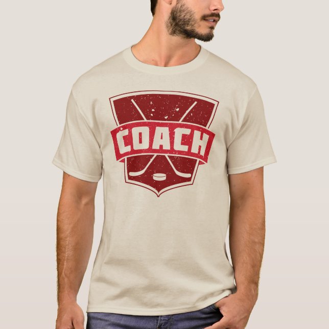 Camiseta O t-shirt retro dos homens do estilo do treinador (Frente)