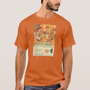 Camiseta O t-shirt Roy Rogers brinca a propaganda 1958