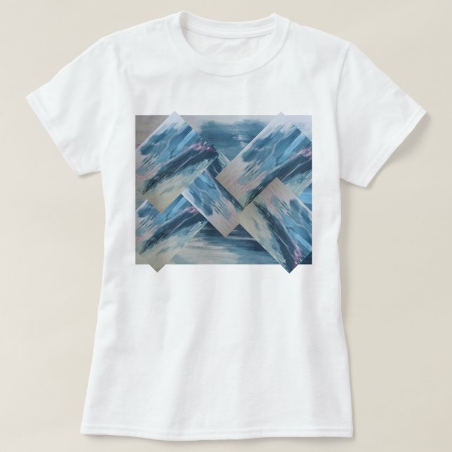 Camiseta O t-shirt S-3X das mulheres do desenhista (Frente do Design)