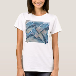 Camiseta O t-shirt S-3X das mulheres do desenhista