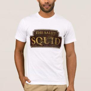 Camiseta O t-shirt salgado dos homens do calamar