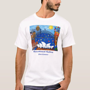 Camiseta O t-shirt sensacional dos homens de Sydney