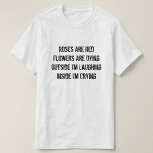 Camiseta O t-shirt triste do poema