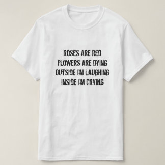 Camiseta O t-shirt triste do poema