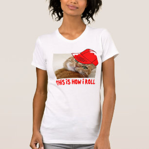 Camiseta O t-shirt urbano do gato de Hip Hop, este é como