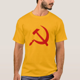 Camiseta O t-shirt (vermelho) dos homens do martelo e da