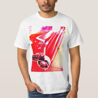 Camiseta O T vermelho do transportador