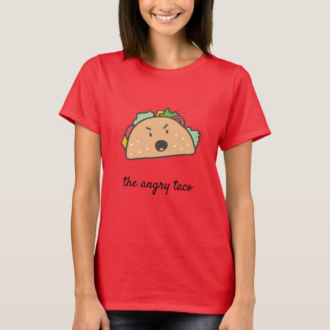 Camiseta O Taco Irritado (Frente)