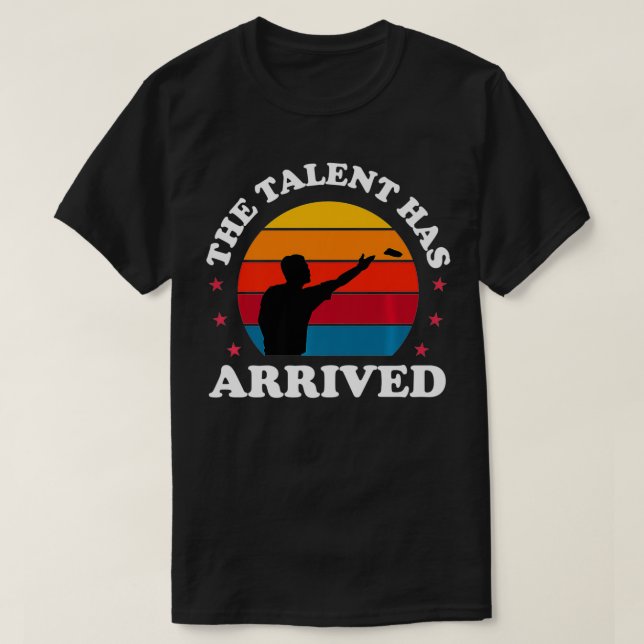 Camiseta O Talento Chegou Engraçada Equipe De Jogadores Cor (Frente do Design)