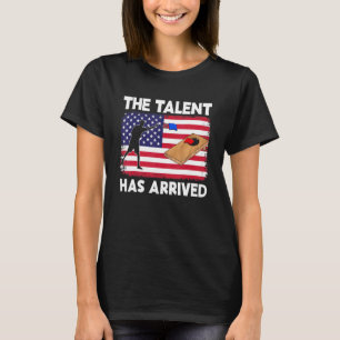 Camiseta O Talento Chegou Saco de Feijão do Time de Cornhol
