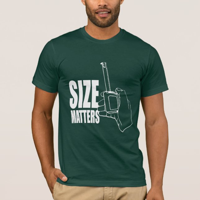 Camiseta O tamanho importa (Frente)