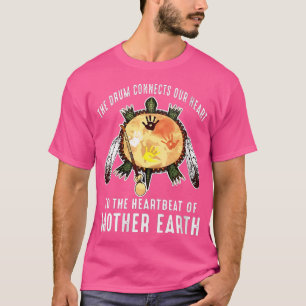 Camiseta O Tambor Liga Nosso Coração Ao Pulso Do Mo