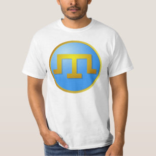Camiseta O Tamga de Tatars crimeanos das LETRAS GRANDES