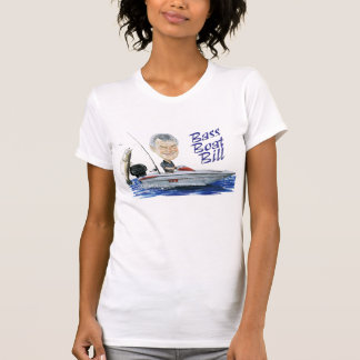 Camiseta O tanque das mulheres baixas de Bill do barco
